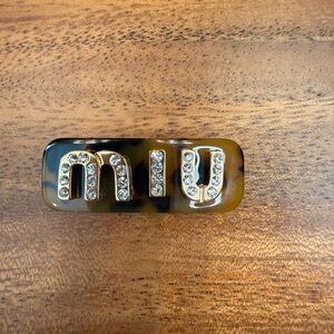 Elegant Miu Miu Hair Barrette